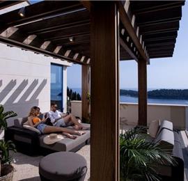 Luxury 4 Bedroom Villa with Infinity Pool, Sauna and Sea Views in Sveti Jakov, near Dubrovnik, Sleeps 8